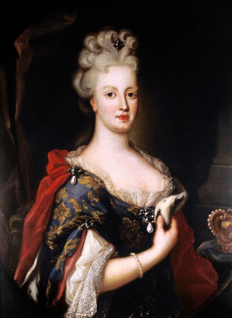 Ritratto della regina Maria Anna d'Austria - Ajuda National Palace, Batoni Pompeo